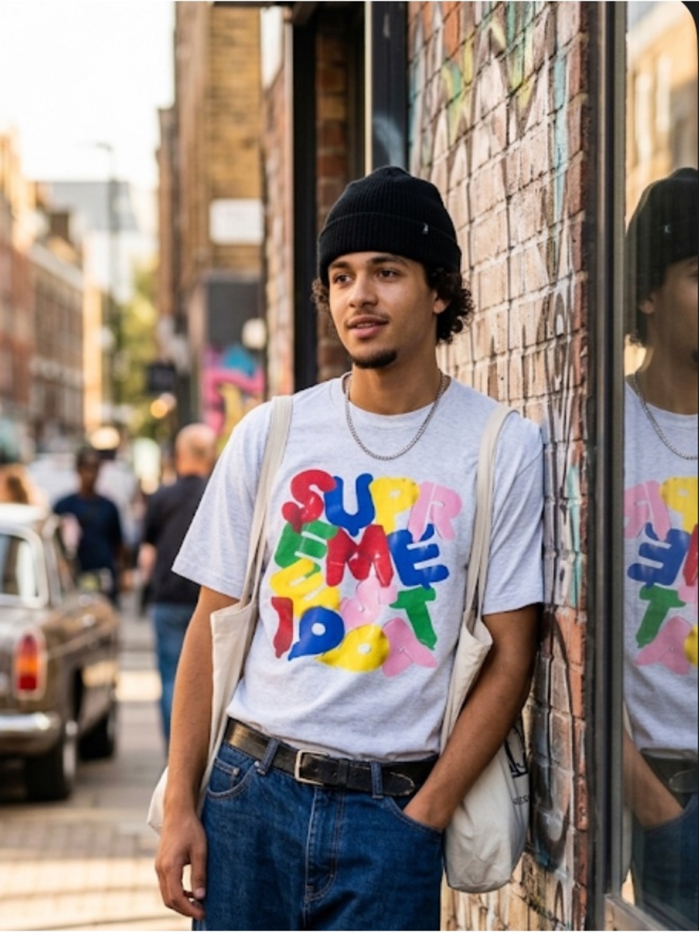 Supreme authentic Y2K 1994 spell out shirt men’s size Medium